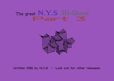 3D Show Part 3